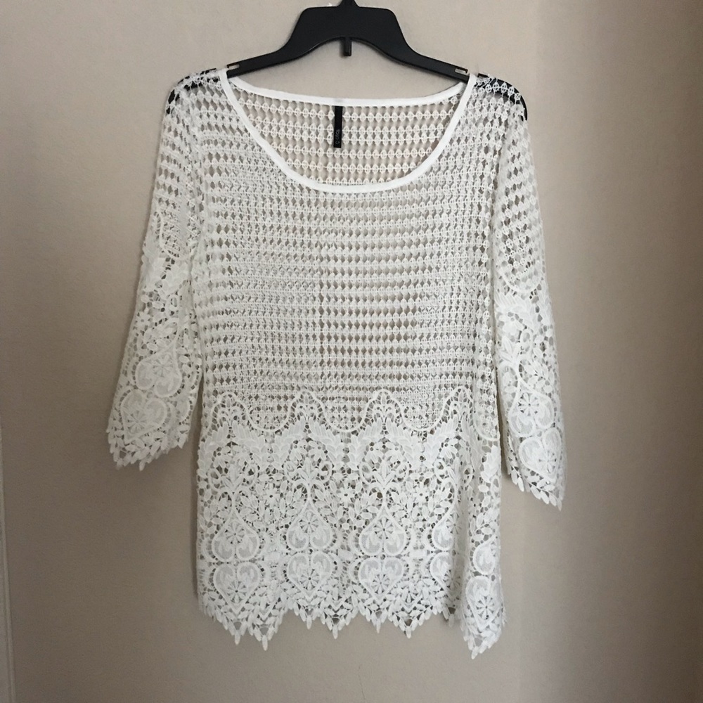 Yoyo 5 Lace Blouse Top Small